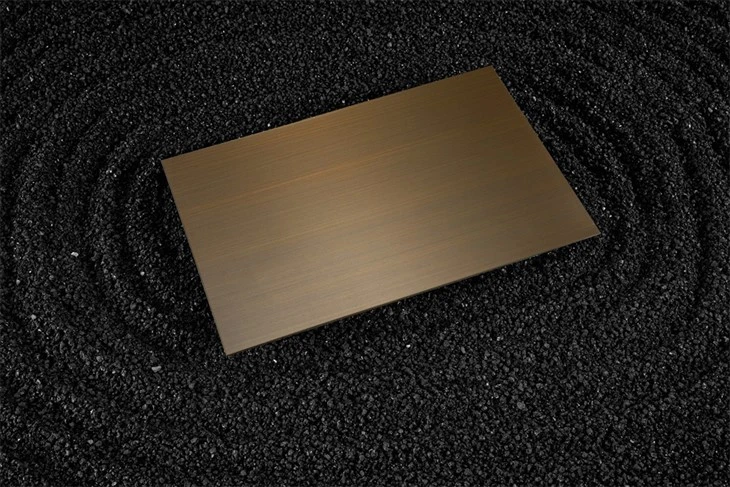 HL Antique Black finishing Stainless Steel Sheet